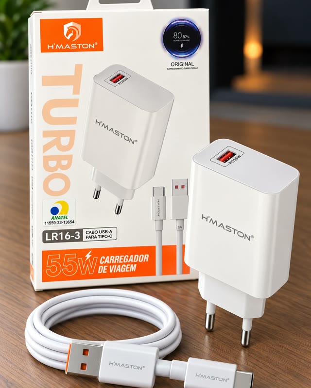 Carregador Turbo H'Maston 55W