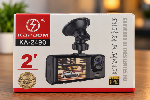 Câmera veicular KAPBOM KA-2490