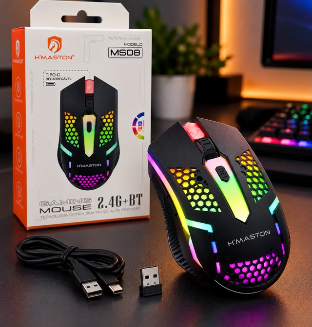 Mouse gamer H'Maston MS08